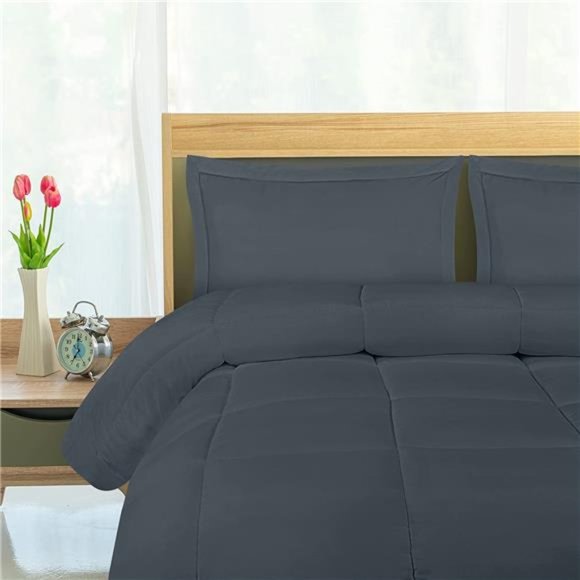 Queen Comforter Set with 2 Pillow Shams - Bedding Comforter Sets - Picture 3 of 7